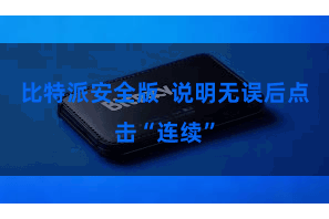 比特派安全版  说明无误后点击“连续”